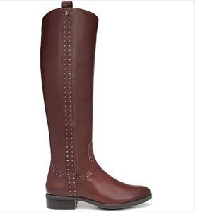 Sam Edelman Prina Riding Boots - redwood leather